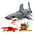 Конструктор Lego Creator 31381 Акула и сундук с сокровищами 3 в 1